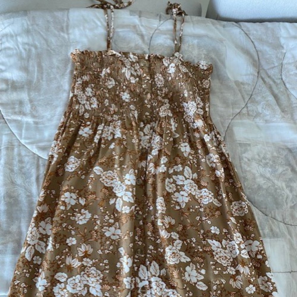 NWOT Faithful the Brand floral midi dress XS